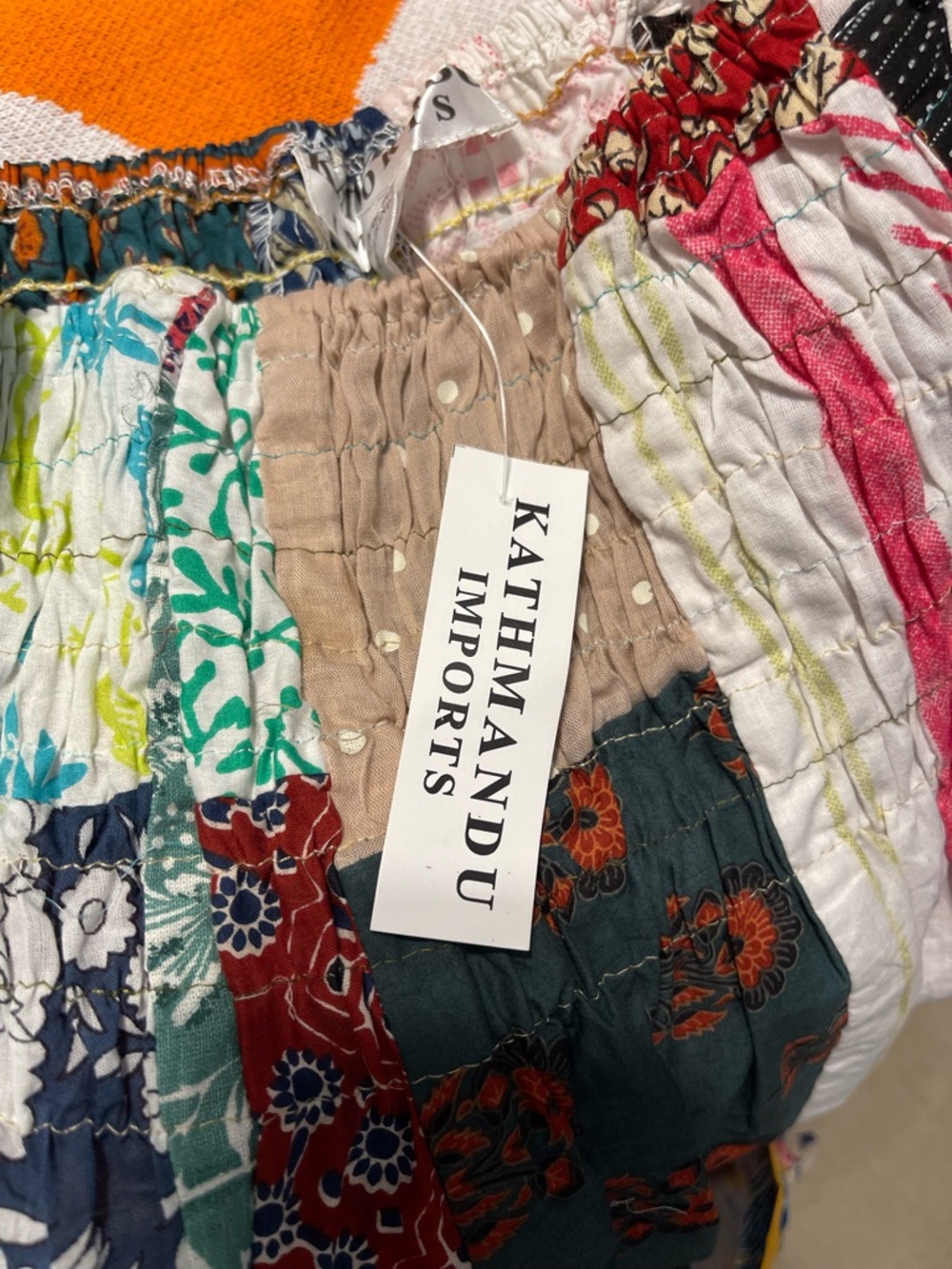 Multicolor Patchwork Boho Jogger Pants - Picture 5 of 5